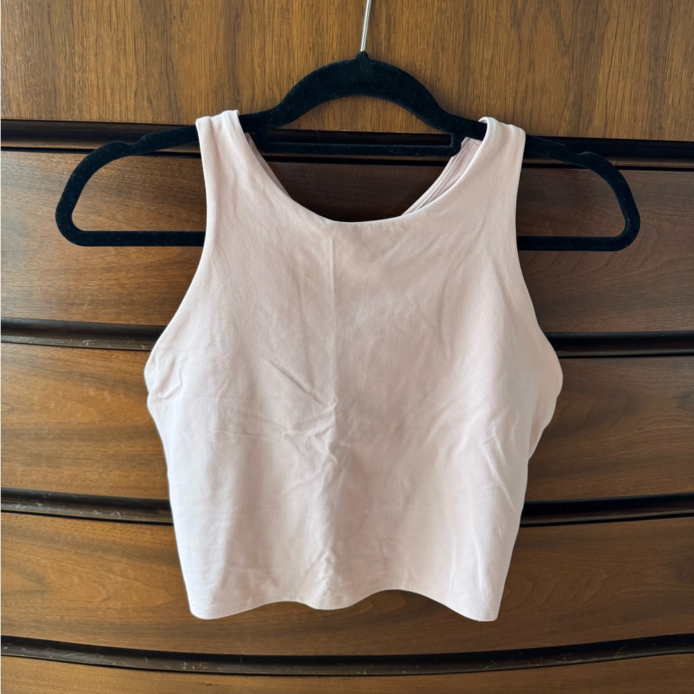 NWOT Athleta Pink Crop Top
